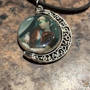 Moon double sided swing pendant. This is an example of some of my work.